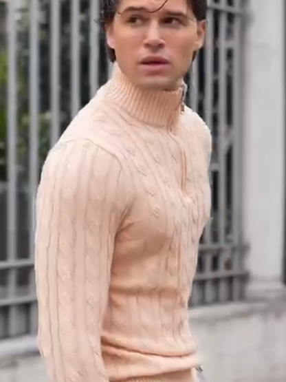 Maschinenwaschbarer Herren-Kaschmir-Strickpullover