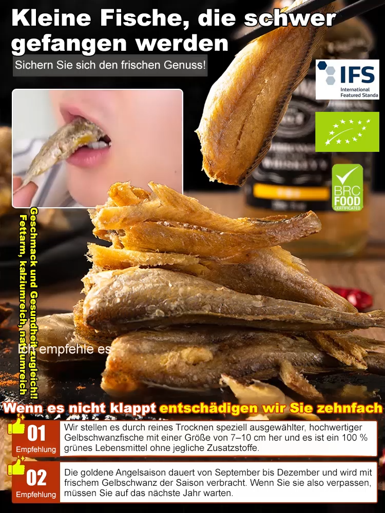 Kleine Fische, die schwer gefangen werden