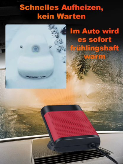 Auto-Heizlüfter für Kalt- und Warmluft.