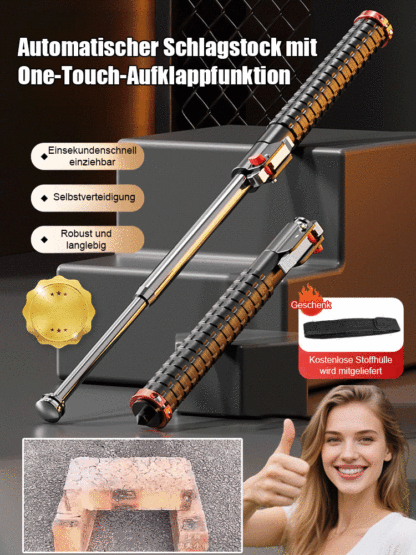 Teleskop-Schlagstock Wanderstock