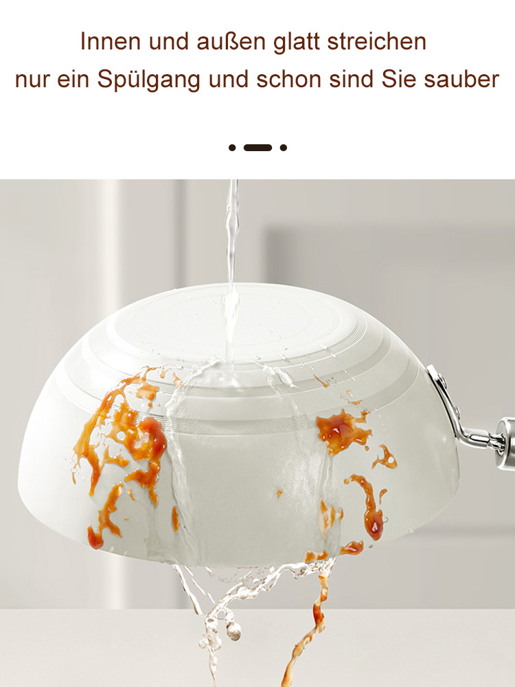 0 Beschichtete natürliche Titan-Multifunktions-Keramikpfanne