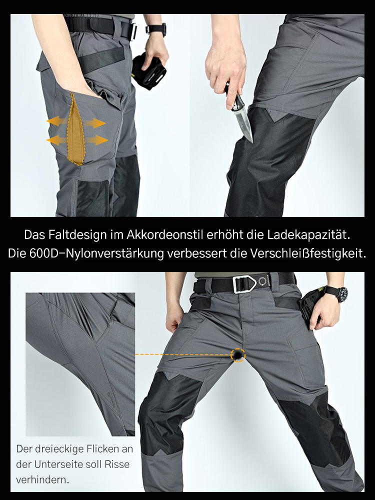 #Haltbarkeit von 10 Jahren. 🔥Herren Elastische Wasserdichte Taktische Hose