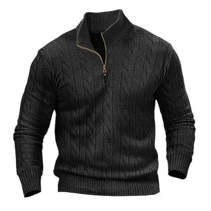Maschinenwaschbarer Herren-Kaschmir-Strickpullover
