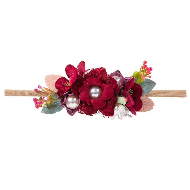 Baby Pearl Flower Headband-visikids