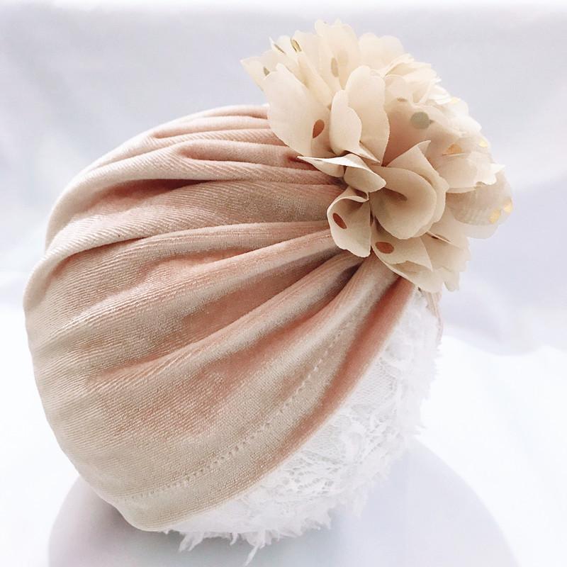 Baby 3D Gold Stamping Velvet Headbands-visikids