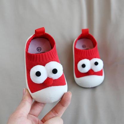 0-4Y Baby Big Eyes Non-slip Soft Shoes-visikids