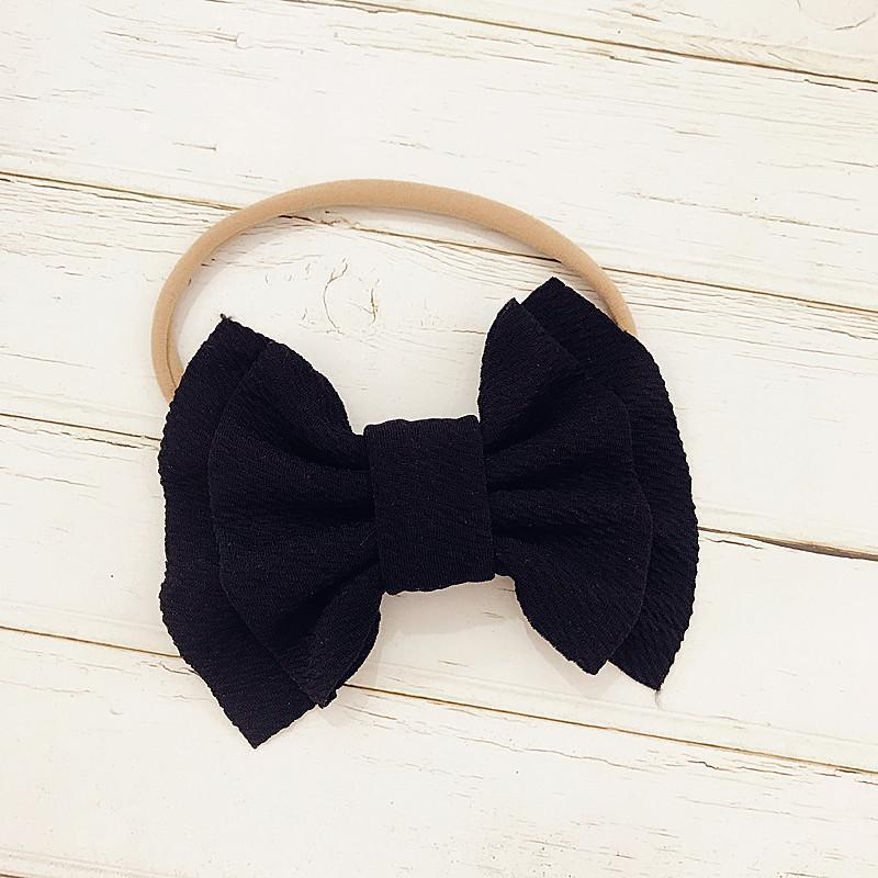 Baby Big Bowknot Hairband Headbands-visikids