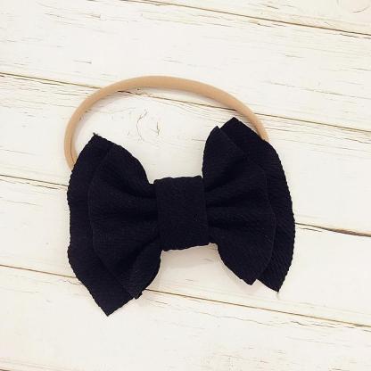 Baby Big Bowknot Hairband Headbands-visikids