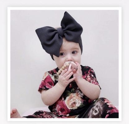 Baby Big Bowknot Headband Bows-visikids