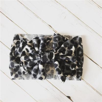Baby 3D Big Bowknot Leopard Headband-visikids