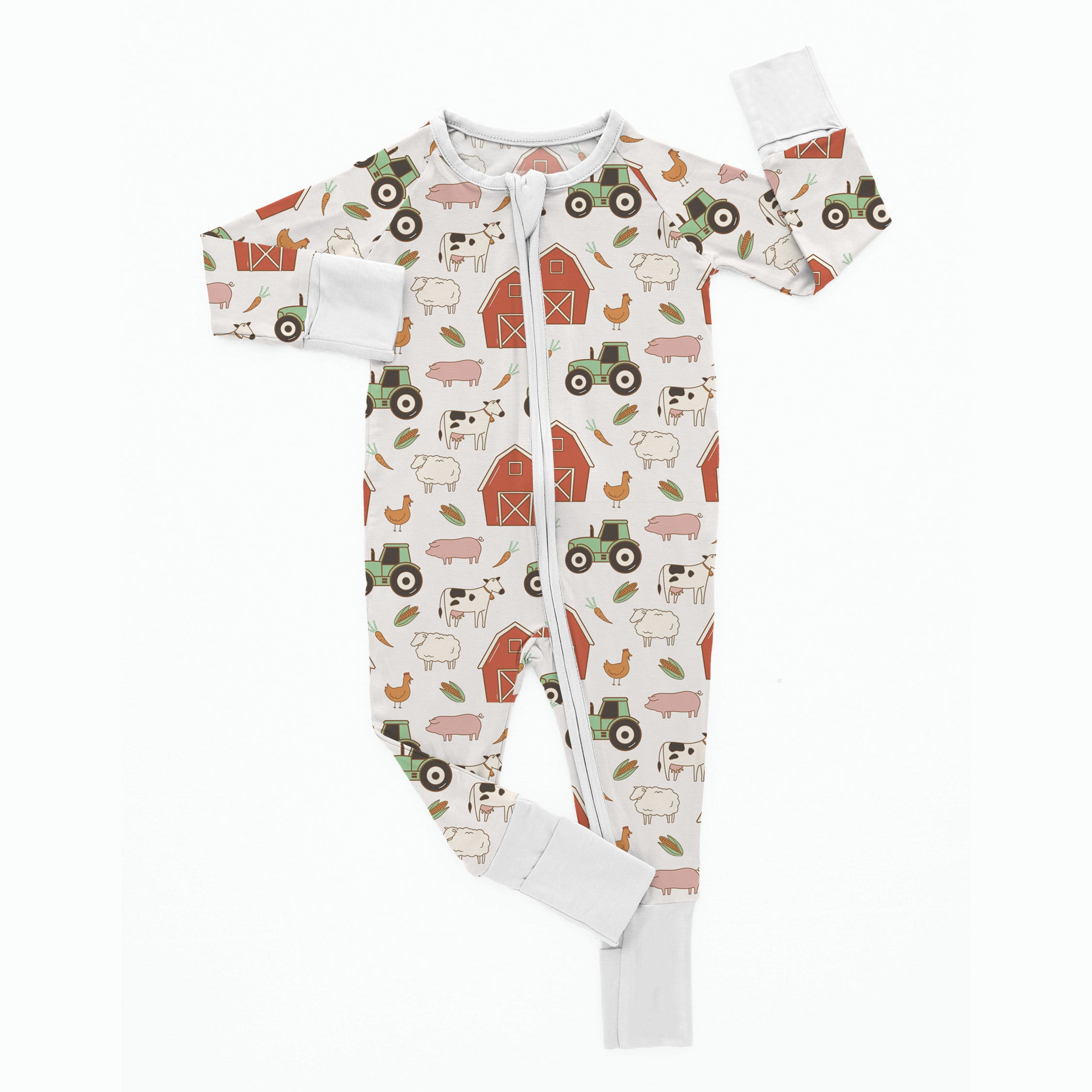 Newborn Animal Bamboo Sleeper