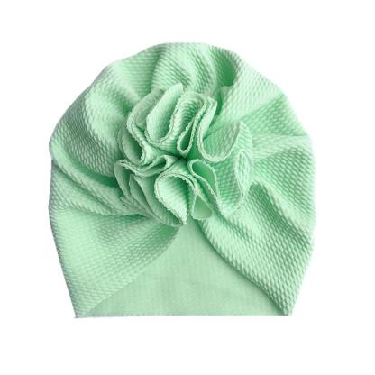 Children's hat soft knitted cloth bow