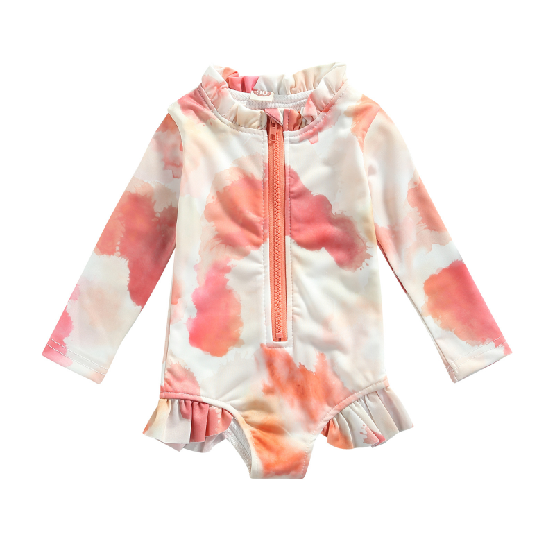 Toddler Girl Tie-Dye Swimsuit