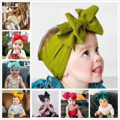 Baby Big Bowknot Headband Bows-visikids