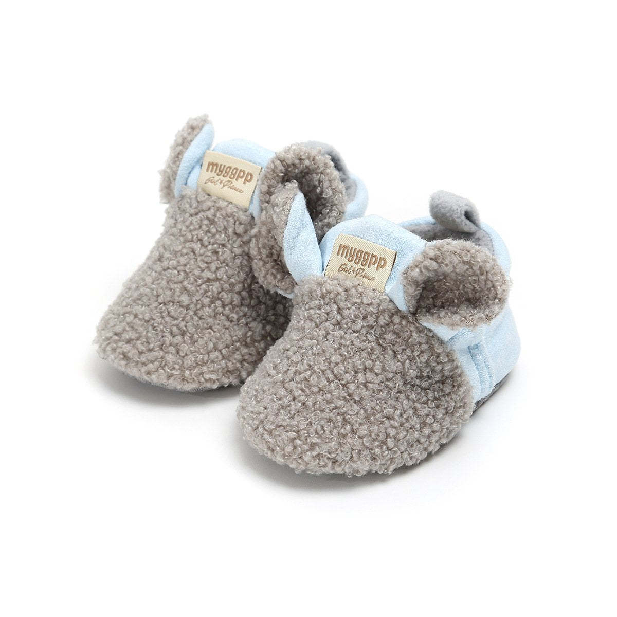 Baby Girl Cotton Plush Shoes-visikids