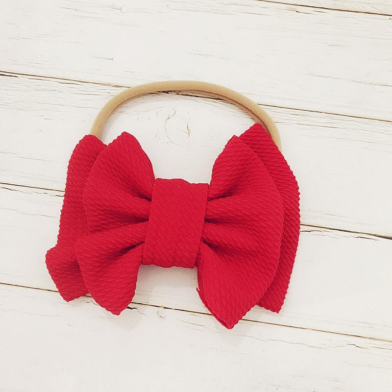 Baby Big Bowknot Hairband Headbands-visikids
