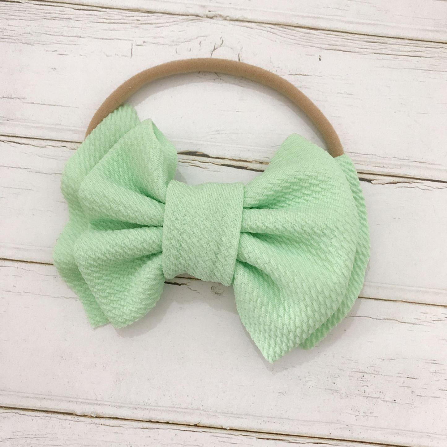 Baby Big Bowknot Hairband Headbands-visikids