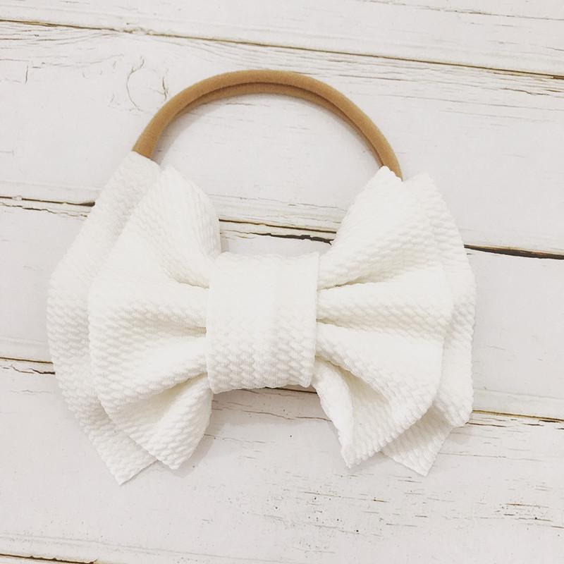 Baby Big Bowknot Hairband Headbands-visikids