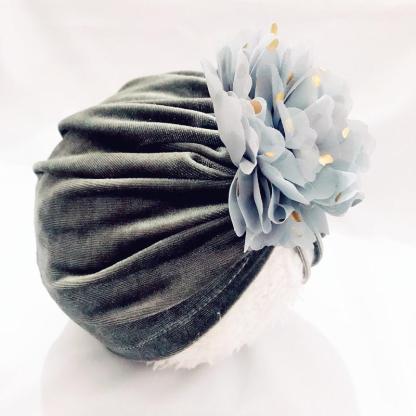 Baby 3D Gold Stamping Velvet Headbands-visikids