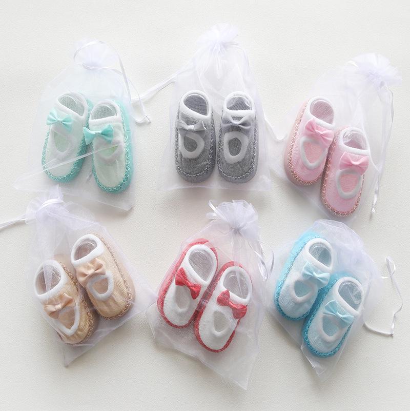 Baby Bow Bottom Floor Shoes-visikids