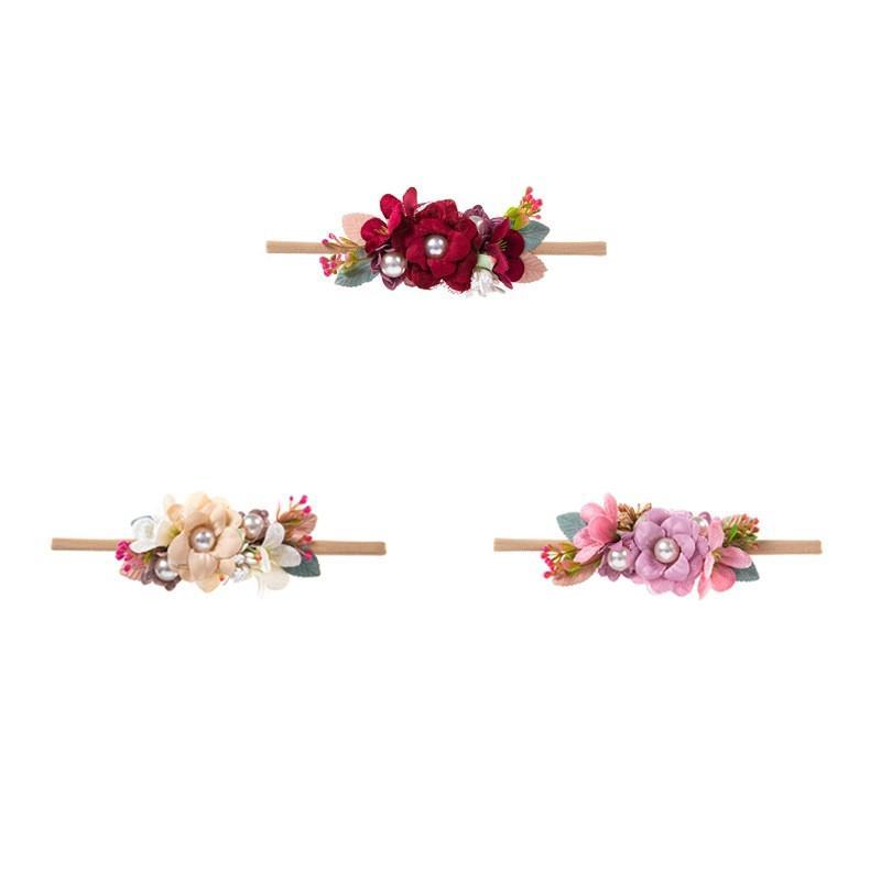 Baby Pearl Flower Headband-visikids