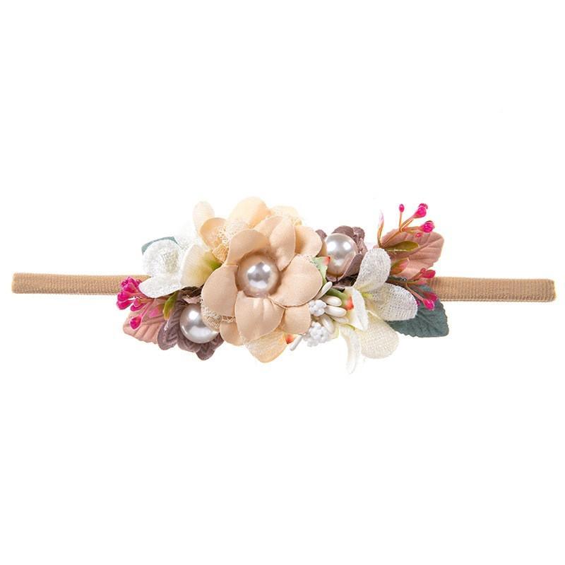 Baby Pearl Flower Headband-visikids