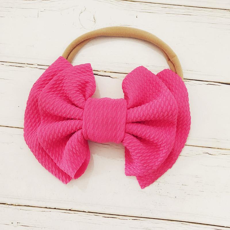 Baby Big Bowknot Hairband Headbands-visikids