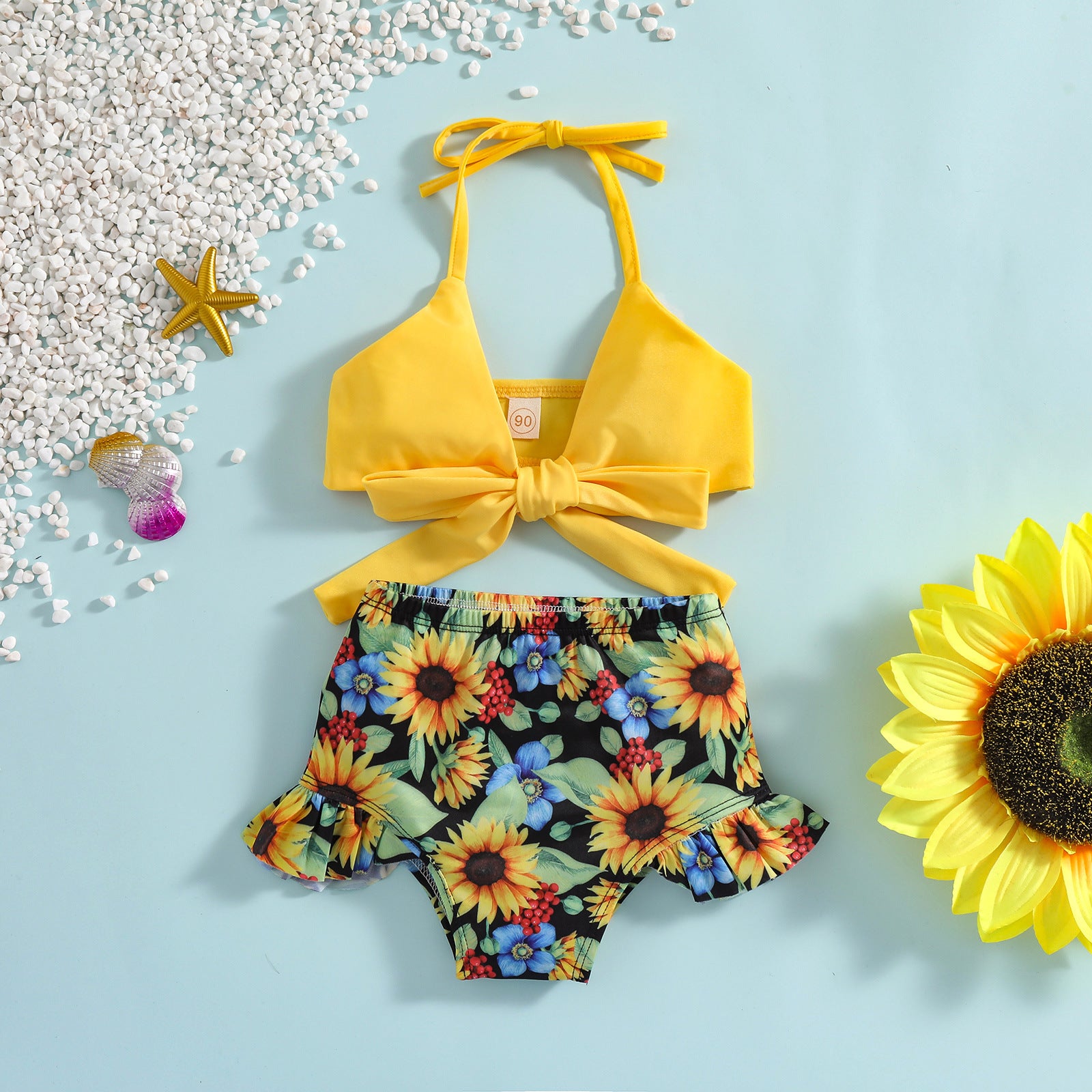 Toddler Girl Flora Swimwears-visikids