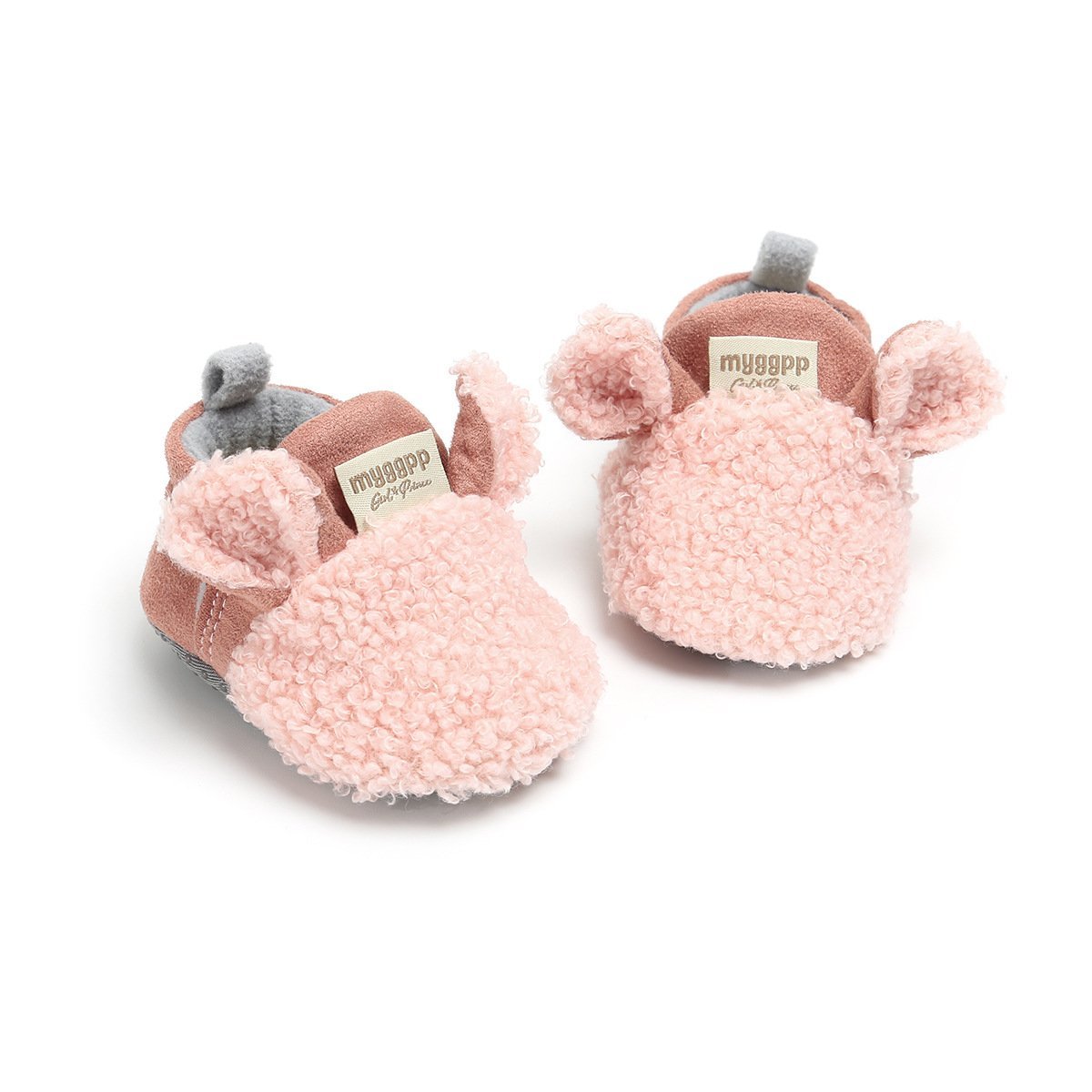 Baby Girl Cotton Plush Shoes-visikids