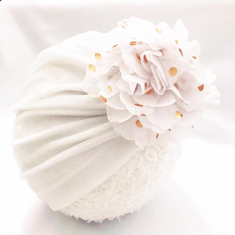 Baby 3D Gold Stamping Velvet Headbands-visikids