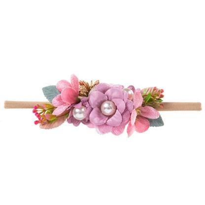 Baby Pearl Flower Headband-visikids