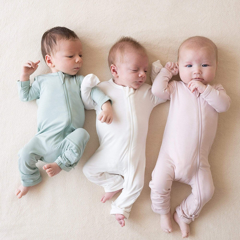 Newborn Bamboo Solid Jumpsuit