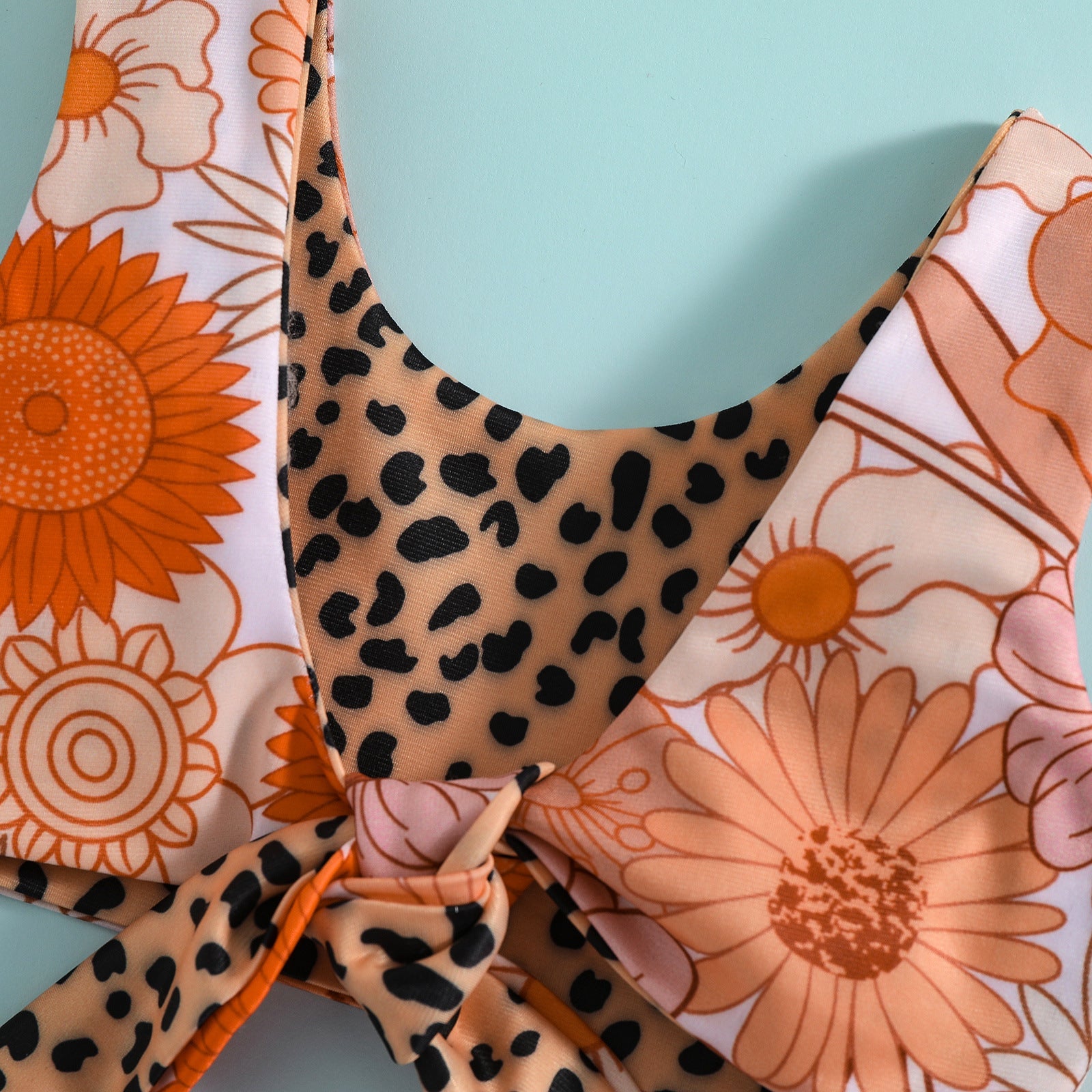 2-Piece Floral Printed Swimsuit-visikids