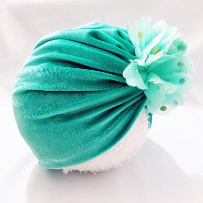 Baby 3D Gold Stamping Velvet Headbands-visikids