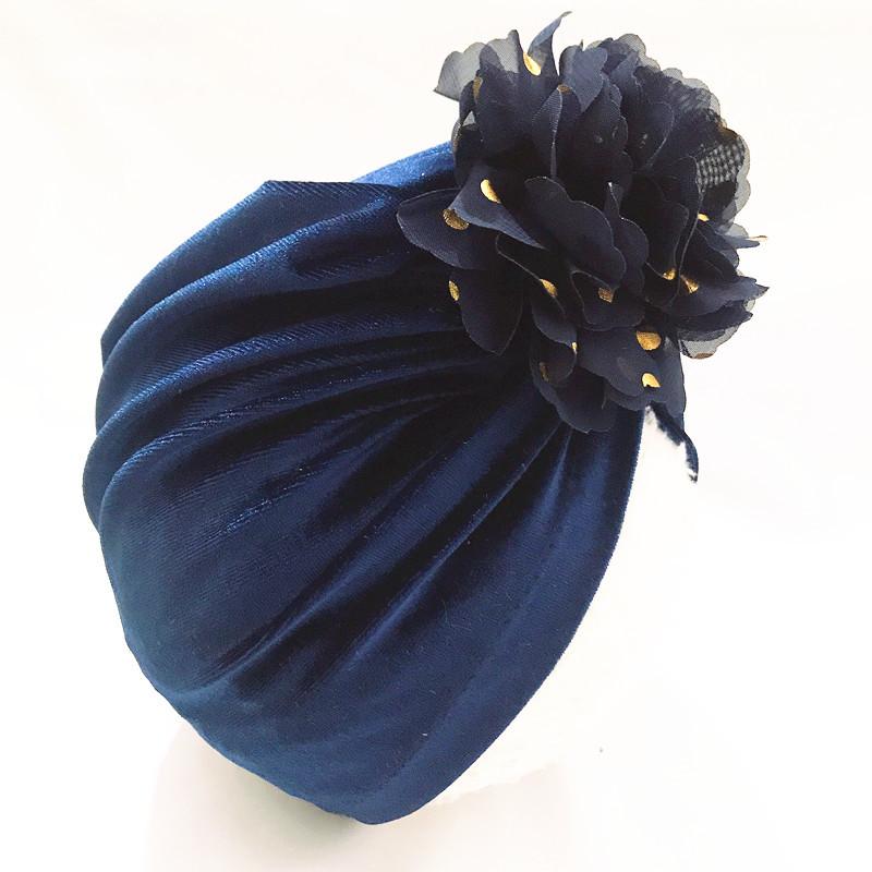 Baby 3D Gold Stamping Velvet Headbands-visikids