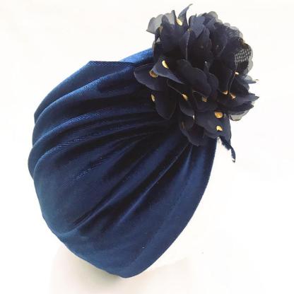 Baby 3D Gold Stamping Velvet Headbands-visikids