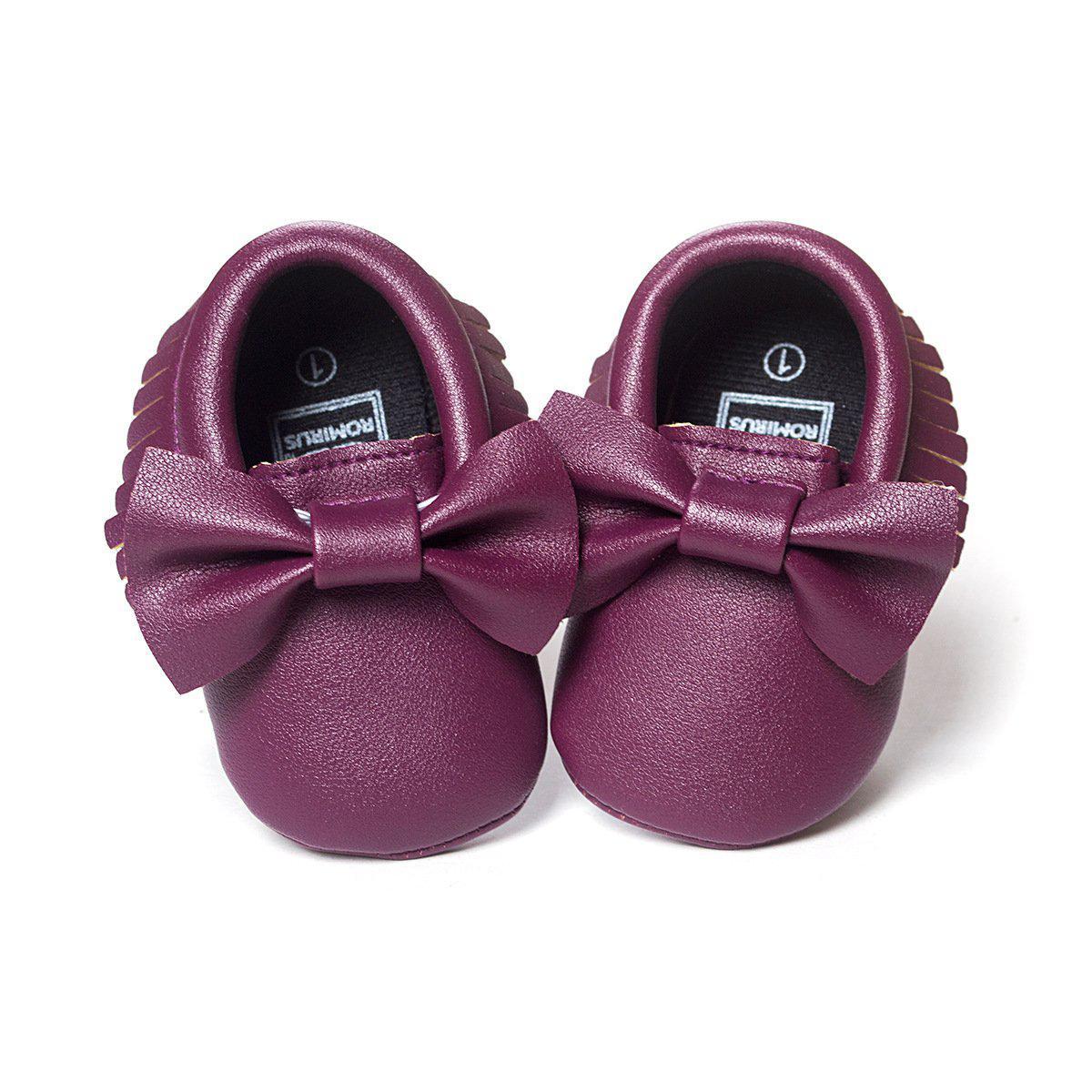 Baby Simple Bowknot Shoes-visikids