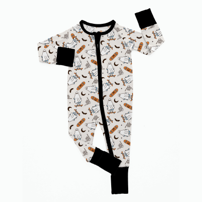 Halloween Bamboo Sleeper Jumpsuit