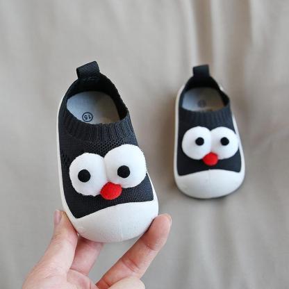 0-4Y Baby Big Eyes Non-slip Soft Shoes-visikids