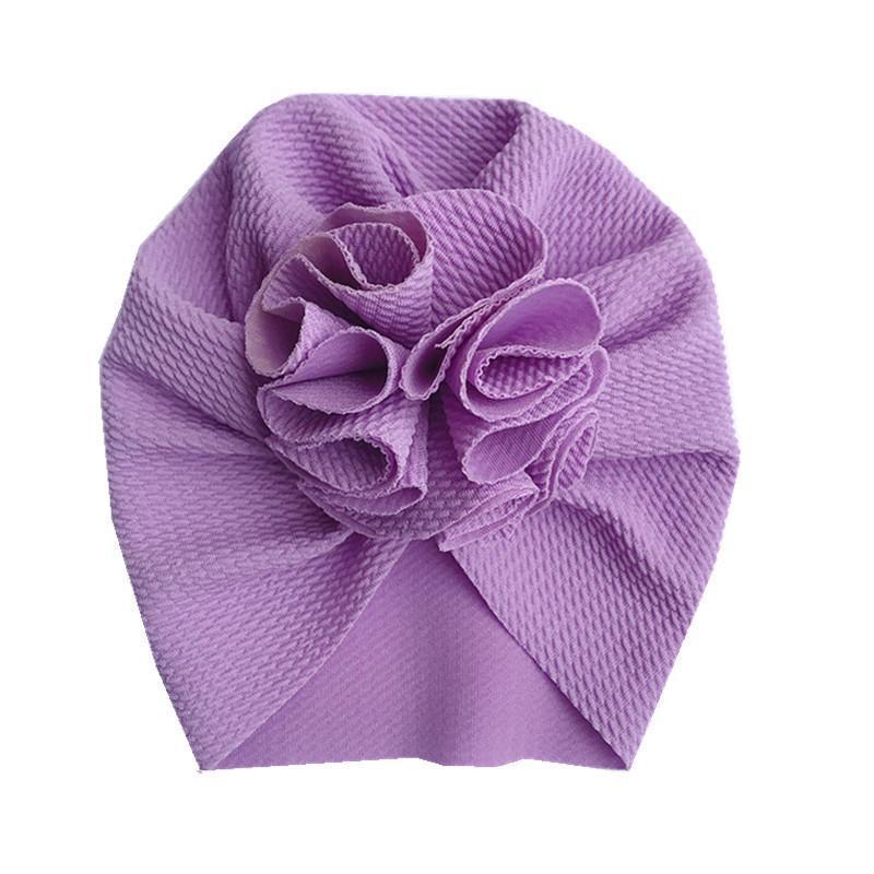 Children's hat soft knitted cloth bow