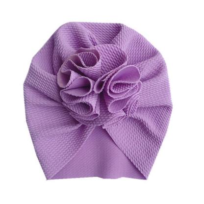 Children's hat soft knitted cloth bow
