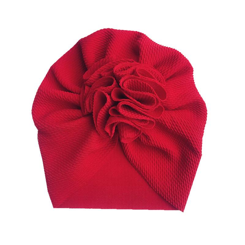 Children's hat soft knitted cloth bow