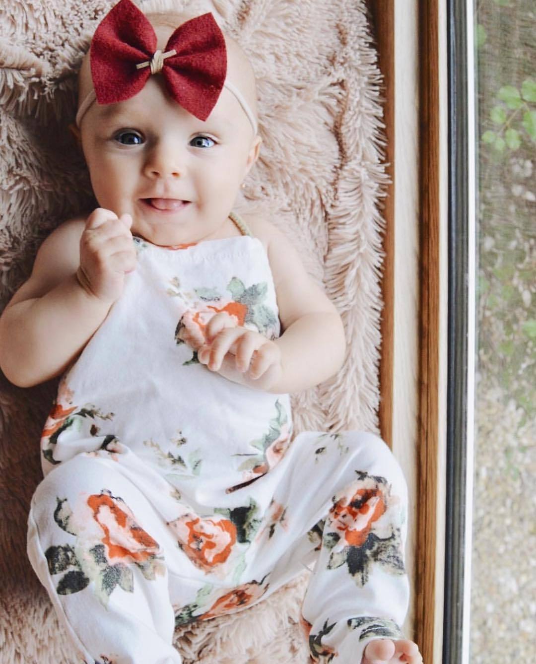Baby Big Bowknot Hairband Headbands-visikids