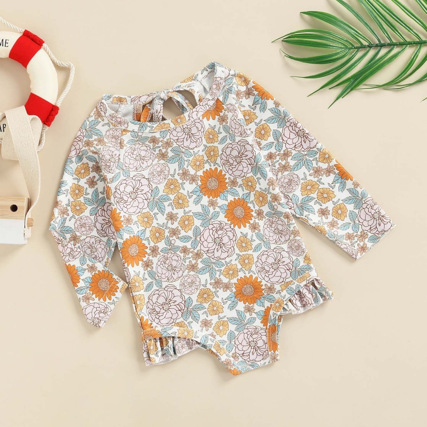 Cute Printed Swimsuit-visikids