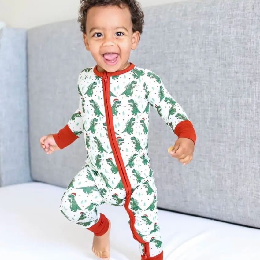 Baby Christmas Bamboo Sleeper