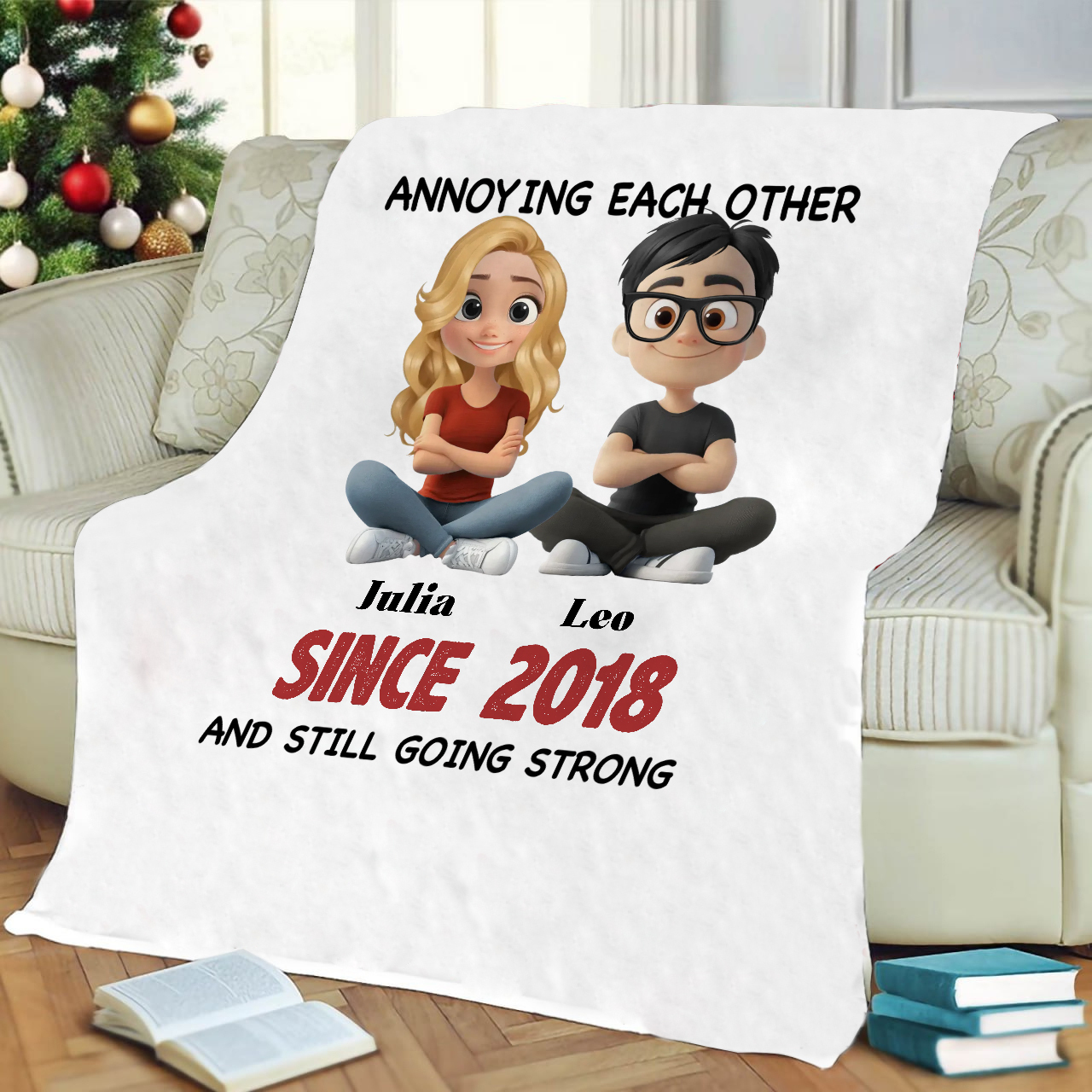 Together Forever - Personalized Blanket