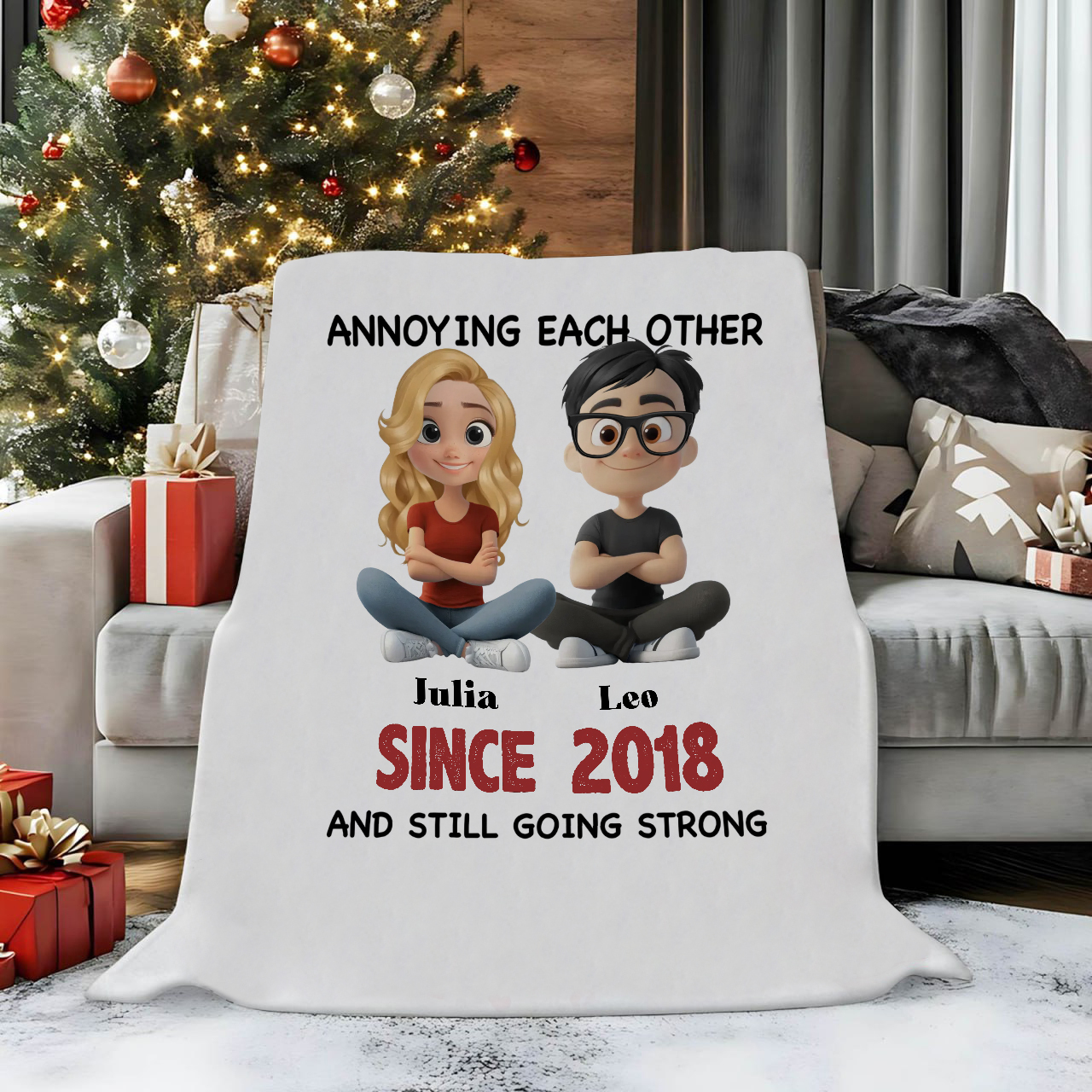 Together Forever - Personalized Blanket