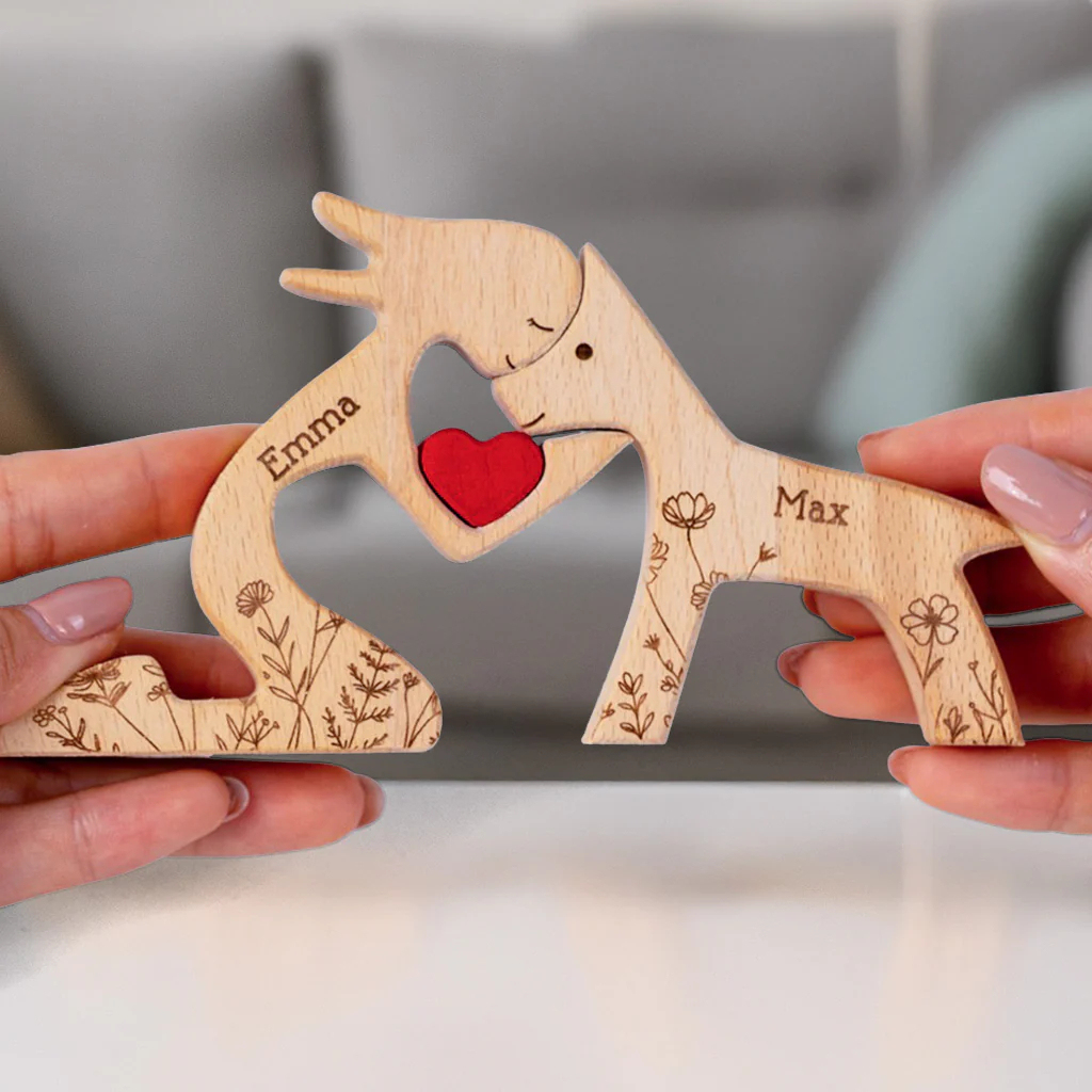 A Girl And Her Dog A Bond That Can't Be Broken - Personalized Wooden Puzzle