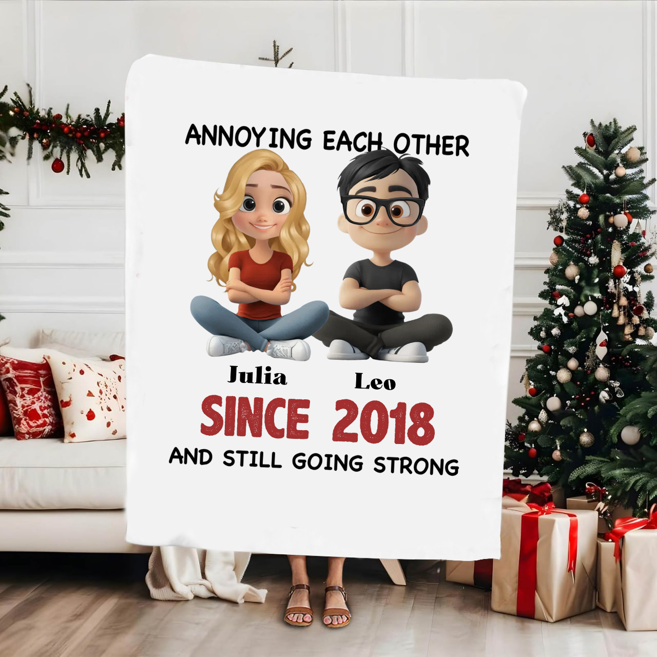 Together Forever - Personalized Blanket