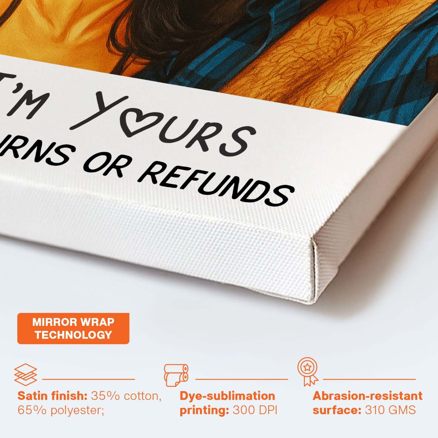 Caricature Wall Art For Funny Couples - Custom Cartoon Drawing From Photo - Personalized Photo Poster